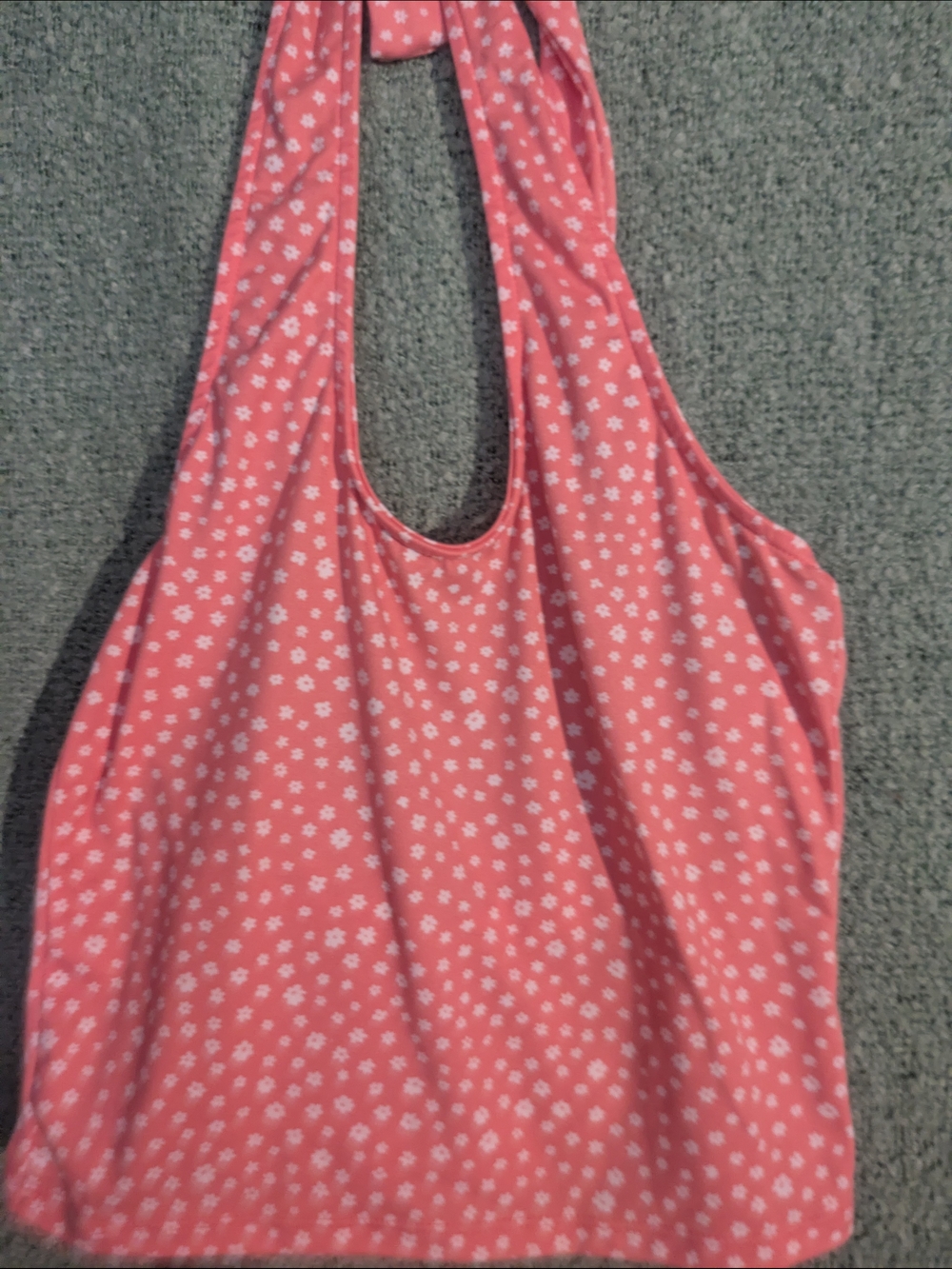 **SALE**. Pink Lily Pink Floral Halter Tank Top